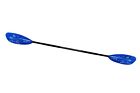 Kayak Paddle - Carbon Fiber Shaft - Blue Blade