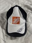 2011 Autographed Joey Logano Hat NASCAR JGR Home Depot Joe Gibbs Racing Orange