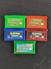 NGBAG - Pokemon Game Boy Advance Games 100% Authentic GBA YOU PICK TESTED