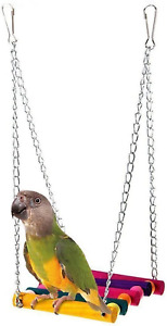Bird Toy Parrot Parakeet Budgie Cockatiel Cage Toy Hanging Hammock Swing Toy