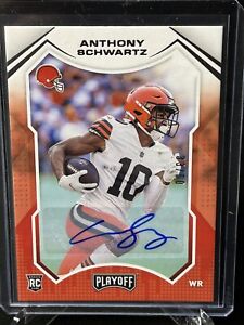 New Listing2021 Playoff Base Red Zone #228 Anthony Schwartz - Cleveland Browns AUTO