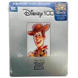 Disney 100 Steelbook - Toy Story (1995) - 4KUHD + Blu-ray + Digital - NEW - READ