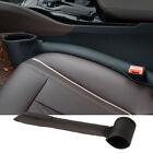 Leather Car Seat Gap Filler Pocket Auto Seat Leak Stop Pad Soft Padding Storage