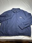 Vintage Polo Ralph Lauren Jacket Mens 4XB Blue Plaid Lined Harrington Zip Preppy