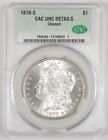 New Listing1878 S Morgan Silver Dollar CAC UNC Details