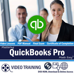 QUICKBOOKS PRO 2021 Training Tutorial DVD & Digital Course 190 Videos 7.5 Hours
