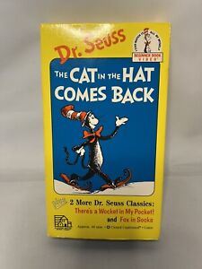 The Cat In The Hat Comes Back Dr Seuss Beginner Book Video VHS Tape Wocket Fox