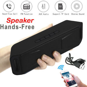 Portable Speaker Wireless Bluetooth Waterproof Bass Stereo USB TF FM Radio LOUD