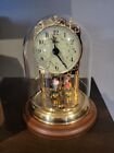 Vintage Perfecta Globe Domed Anniversary Clock With Dutch Figurines