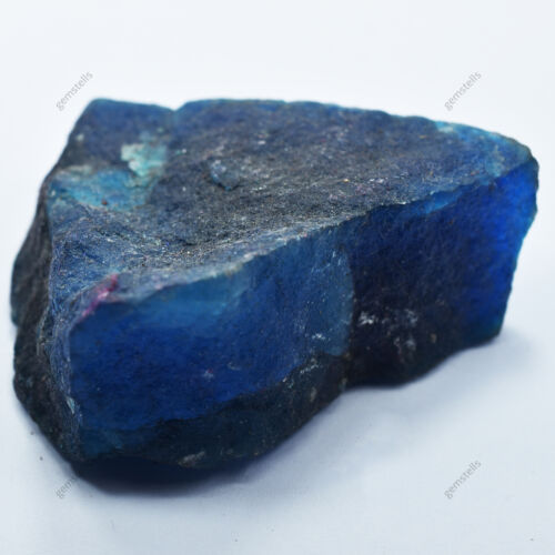 700.72 Ct Natural Certified Loose Blue Sapphire Uncut Raw Rough Gemstone Rough