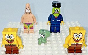 LEGO SPONGEBOB SQUAREPANTS MINIFIGURE LOT BIKINI BOTTOM BOB001 BOB002 BOB015