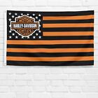 For Harley Davidson Motorcycle USA Flag 3x5 ft Legendary Garage Wall Banner