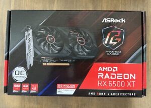 NEW ASRock AMD Radeon RX 6500XT 4GB GDDR6 Graphics Card (RX6500XT PGD 4GO)