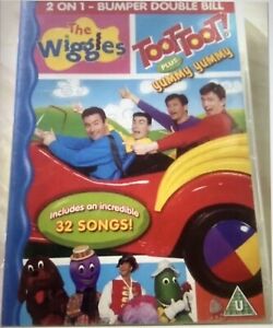 THE WIGGLES TOOT TOOT PLUS YUMMY YUMMY DVD OOP RARE CHILDRENS SONGS MUSIC 2 In 1