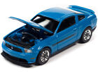 2012 Ford Mustang GT/CS Grabber Blue with Black Stripes 