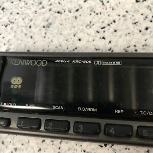 New ListingKenwood KRC 605 Cassette Deck Car Stereo - Detachable Faceplate Only-Nice Shape!