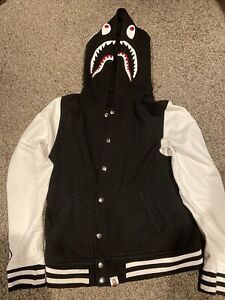 Bape Hooded Varsity Style Jacket. Gently Used. WGM Size XL AUTHENTIC Bape Hoodie