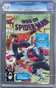 Web of Spider-Man #81 Marvel Comics 10/91 1st Bloodshed CGC 9.8