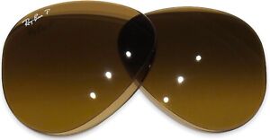 Ray Ban RB3025 RB3138 RB3689 RB3479 Polarized Brown Grad Replacement Lenses 55mm