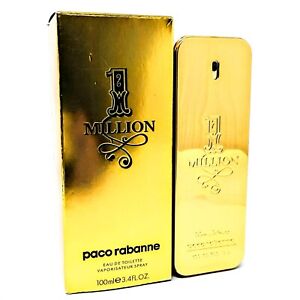 Paco Rabanne 1 Million Men's Fragrance EDT Cologne 3.4 oz 100 ml New in Box