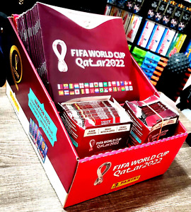Panini Stickers World Cup Qatar 2022 Display Box Of 100 Packs +20 albums New📈⚽