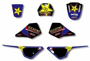 3M YAMAHA PW80 PW 80 ENERGY DRINK ROCKSTAR GRAPHICS DECALS STICKERS KIT SET NEW