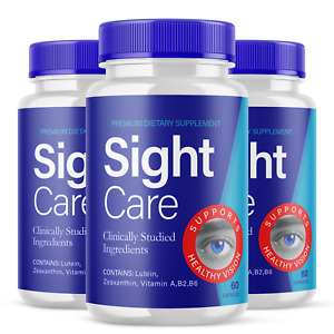 (3 Pack) Sight Care Pills, SightCare Eye Vision Health Supplement (180 Capsules)