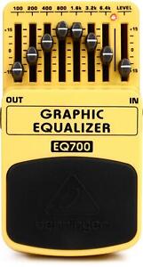 Behringer EQ700 Graphic Equalizer Pedal (2-pack) Bundle