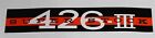 NEW 1964-65 Plymouth Super Stock 426-III Valve Cover Decal