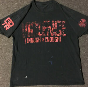 A Day To Remember Violence Lyrics Faded Paint Shirt L Rock Punk Grunge Band Vtg