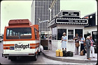 35MM Original Slide Budget Car Rental Car Drop Off 1977 California Airport