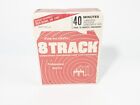 Realistic 40 Minute Unrecorded Blank 8-Track Tape Cartridge NOS, Sealed.