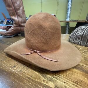 Vintage Cowtown Boot Co Brown Cowboy Hat Size 7