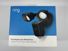 Ring - Floodlight Cam Wired Plus Outdoor Wi-Fi 1080p Surveillance Camera - Black