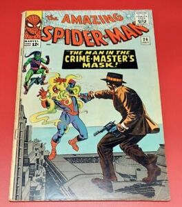 Amazing Spider-man #26, VG- 3.5, 1st Appearance Crime Master; Green Goblin