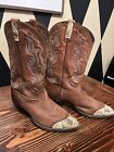 Tony Lama Rattlesnake Wingtip Cowboy Boots Men’s 11.5 D