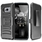 Samsung Galaxy S8/S8 Plus/S7/S7 Edge Rugged Armor Case Belt Clip Holster Cover