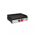 Camp Chef Versatop 16 2-Burner Propane Gas Grill in Black with Griddle