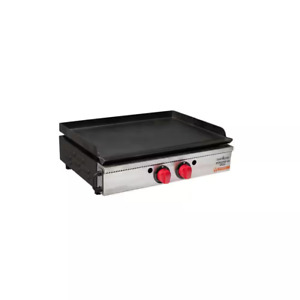 Camp Chef Versatop 16 2-Burner Propane Gas Grill in Black with Griddle