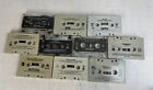 Lot Of 10 Vintage Cassette Tapes For Arts & Crafts MOLD-DAMAGED
