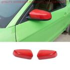For Ford Mustang 2010-2014 Glossy Red Front Side Door View Mirror Cap Cover Trim (For: Ford Mustang GT)