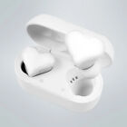 Heart Shaped Bluetooth Earbuds, in Ear Headset with Charging Case Unique Earbuds
