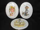 VINTAGE 1970S HOLLY HOBBIE  WALL PLAQUE LOT OF 3   (WB2).