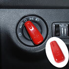 Headlight Switch Cover Trim Red Accessories for Dodge Charger 10+/Challenger 15+ (For: 2010 Dodge Charger SXT 3.5L)