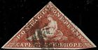Cape of Good Hope 1864 1d deep brown red used SG 18b cat £350