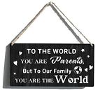 Parents Sign Gift Farmhouse to the World You are Parents But to Our Family Yo...