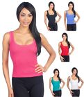 Hering Women's Ribbed Fitted Scoopneck Camisole Tank Top 01UW