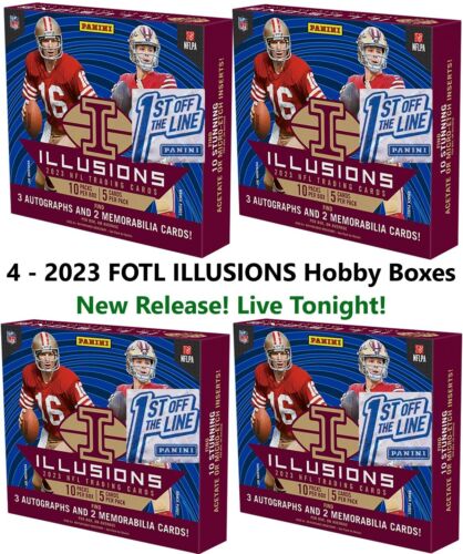 Cleveland Browns Break #650 x4 2023 FOTL ILLUSIONS NFL HOBBY BOX MIXER