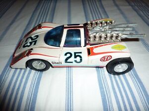 Taiyo Big Champion Copy Porsche 917 K Japan Battery Operated Tin Toy Vintage