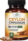 Organic Ceylon Cinnamon Capsules 1800mg Highest Potency Blood Sugar Support